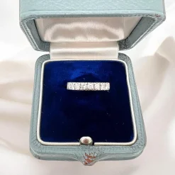 Alliance Éternité Vintage tout Diamants 2 Carats H/VS