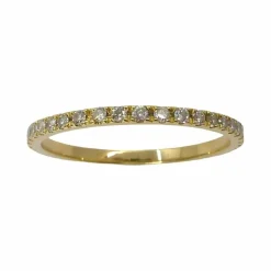 Alliance tour complet or et diamants 0,57 ct