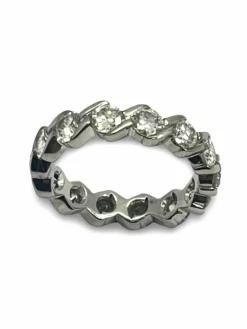 Alliance Tour complet or et diamants 2,38 ct