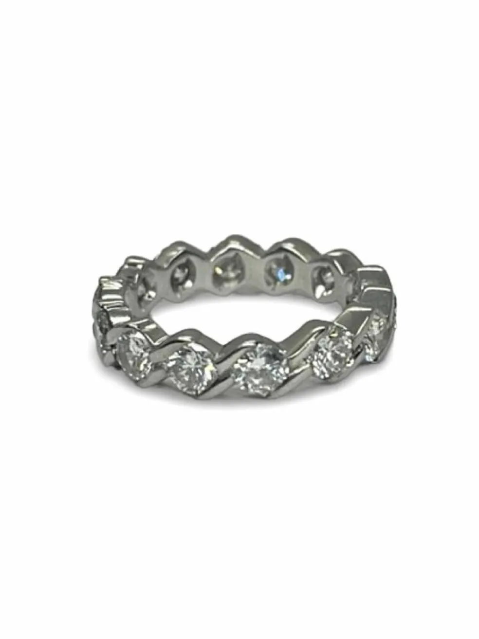 Alliance Tour complet or et diamants 2,38 ct