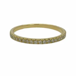 Alliance tour complet or et diamants 0,57 ct