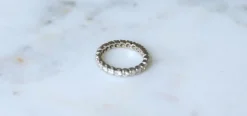 Alliance Tour Complet or blanc, diamants 1,00 Ct