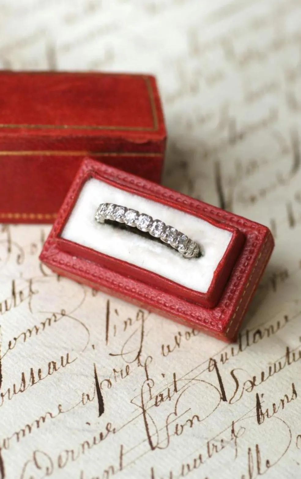Alliance Tour Complet or blanc, diamants 1,00 Ct