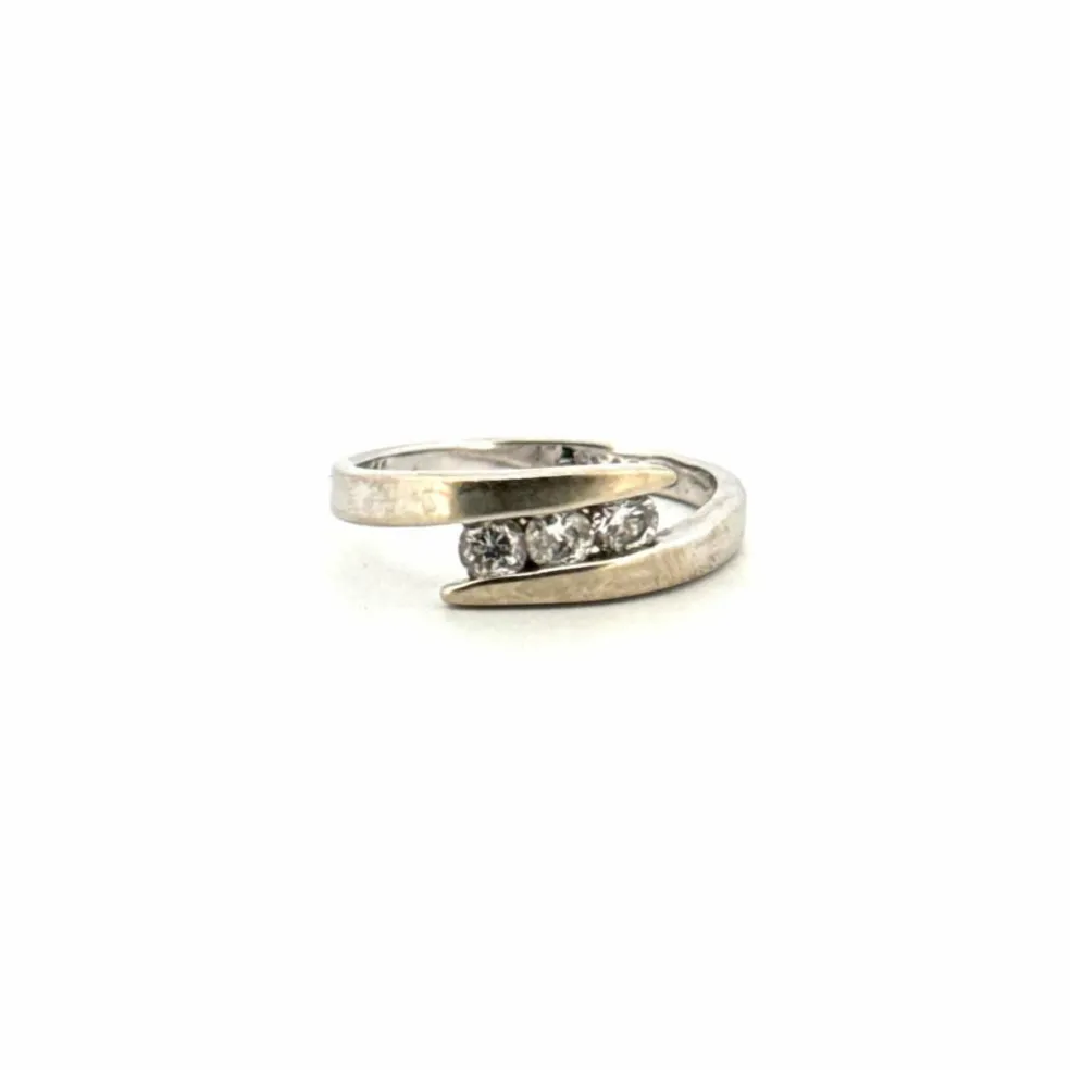 Alliance Trilogie Or Blanc Diamants