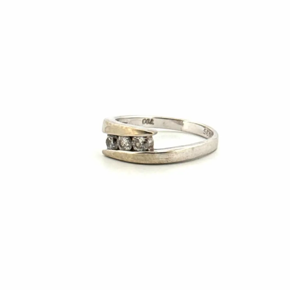 Alliance Trilogie Or Blanc Diamants