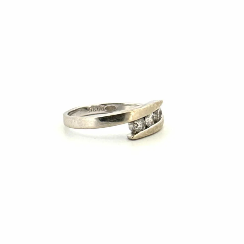 Alliance Trilogie Or Blanc Diamants