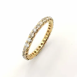 Alliances américaine or et diamants