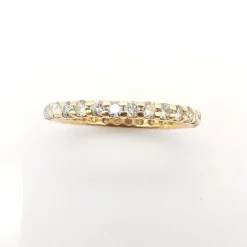 Alliances américaine or et diamants