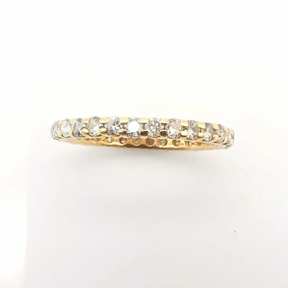 Alliances américaine or et diamants