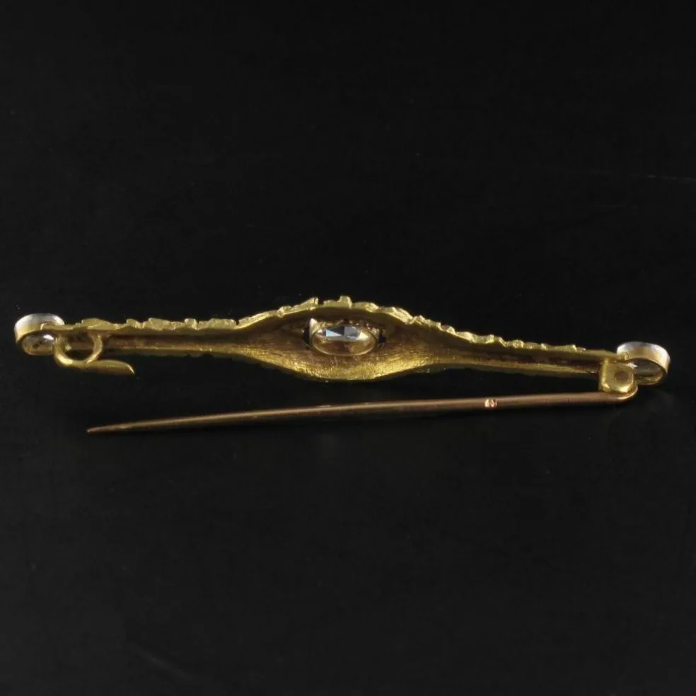 Ancienne Broche 3 Diamants