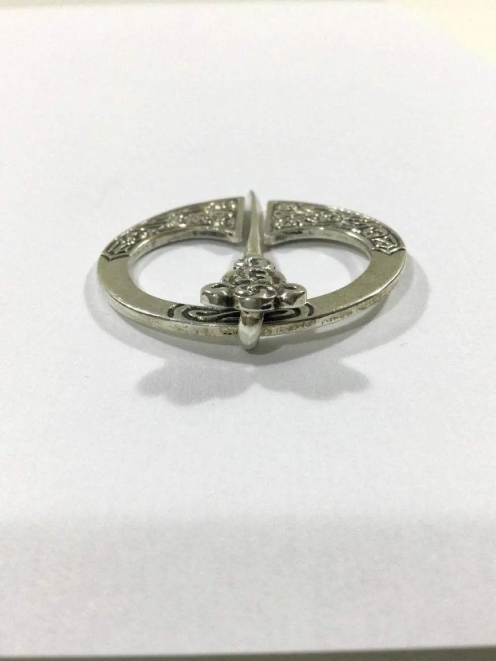 Angleterre - Fibule En Argent