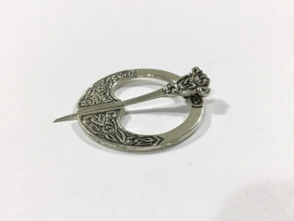 Angleterre - Fibule En Argent