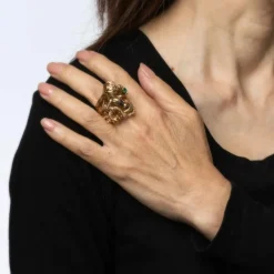 Anneau de sirène or jaune