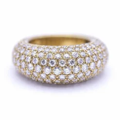 Anneau en or et en diamant Pavée