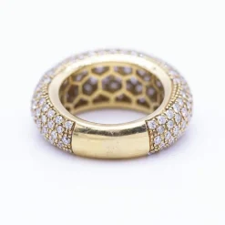 Anneau en or et en diamant Pavée