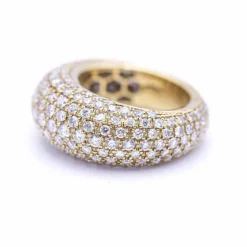 Anneau en or et en diamant Pavée