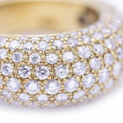 Anneau en or et en diamant Pavée