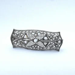 Antique diamond brooch Art Déco
