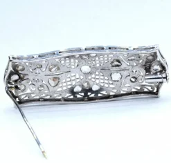 Antique diamond brooch Art Déco
