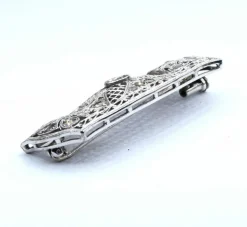 Antique diamond brooch Art Déco