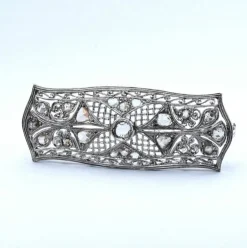 Antique diamond brooch Art Déco