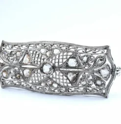 Antique diamond brooch Art Déco