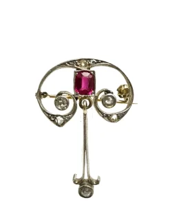 Art Nouveau Diamonds Necklace