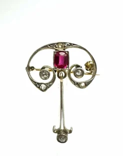 Art Nouveau Diamonds Necklace