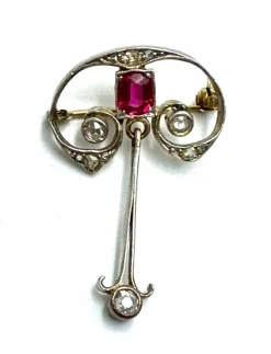 Art Nouveau Diamonds Necklace