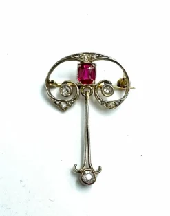 Art Nouveau Diamonds Necklace