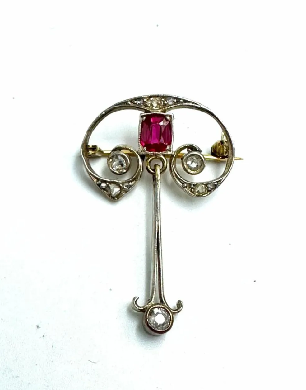 Art Nouveau Diamonds Necklace