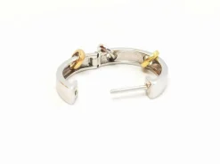 Asherali Knopfer Boucles d'oreilles Créoles Or blanc, Or rose, Or jaune Diamant