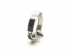 Asherali Knopfer Boucles d'oreilles Créoles Or blanc Diamant
