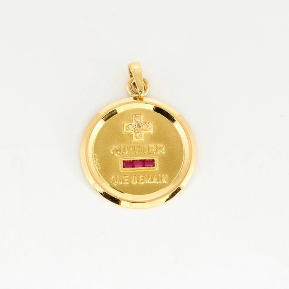 AUGIS - + qu'hier - que demain - Médaille d'Amour or jaune