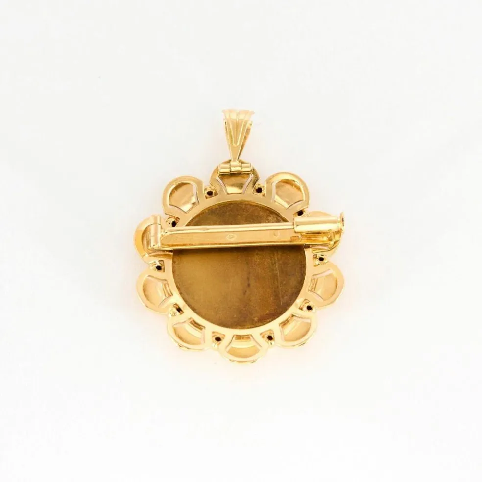 AUGIS - + qu'hier - que demain - Médaille broche d'Amour or jaune