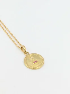 Augis - Médaille Amour diamant et rubis