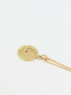 Augis - Médaille Amour diamant et rubis