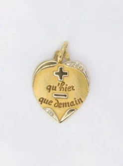 AUGIS - Médaille Amour "La sentimentale" 2 Ors