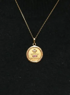 AUGIS - Médaille Amour "L'essentielle" grand modèle Or jaune Rubis