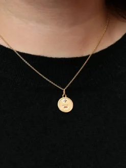 Augis - Médaille amour Or, Rubis synthétiques