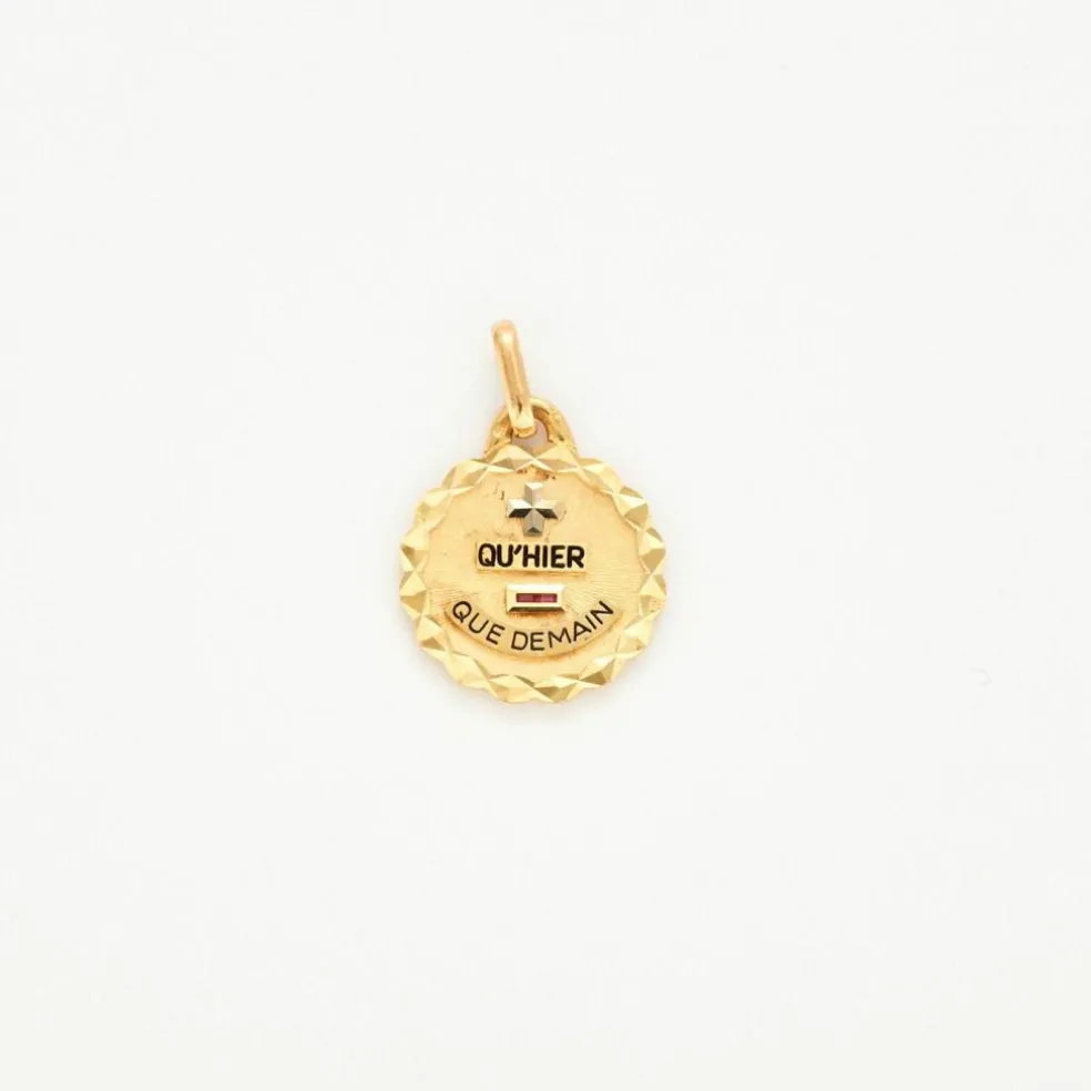 Augis - Médaille d'amour bordure torsadée