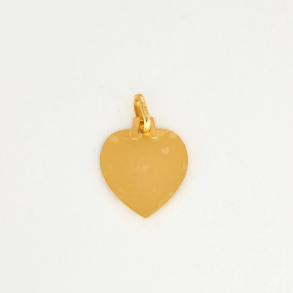 AUGIS - Médaille d'Amour cœur en or jaune