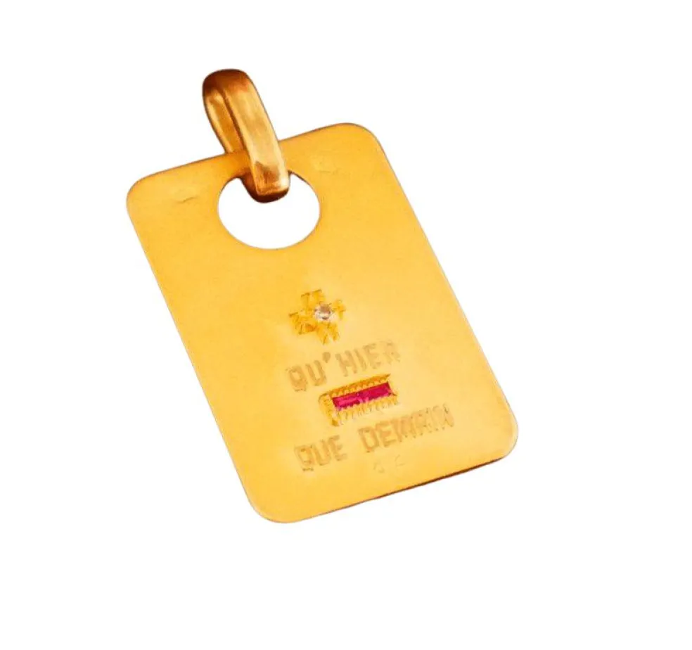 AUGIS - Médaille d'Amour Diamant et Rubis, Or