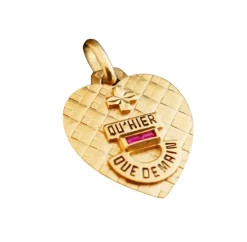 Augis - Médaille d'Amour en Or, Diamant Et Rubis