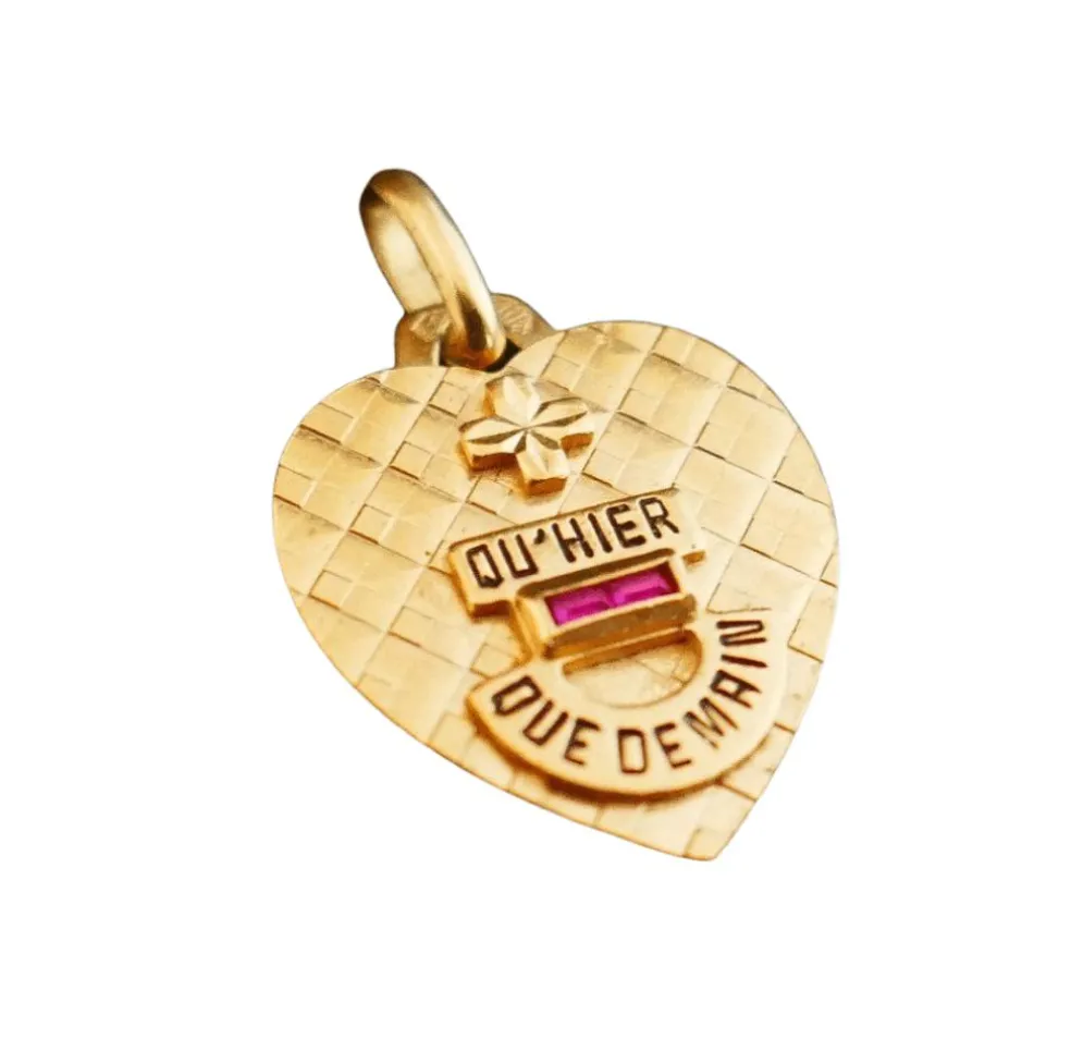 Augis - Médaille d'Amour en Or, Diamant Et Rubis