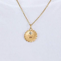 AUGIS - Médaille d’amour en or jaune et gris