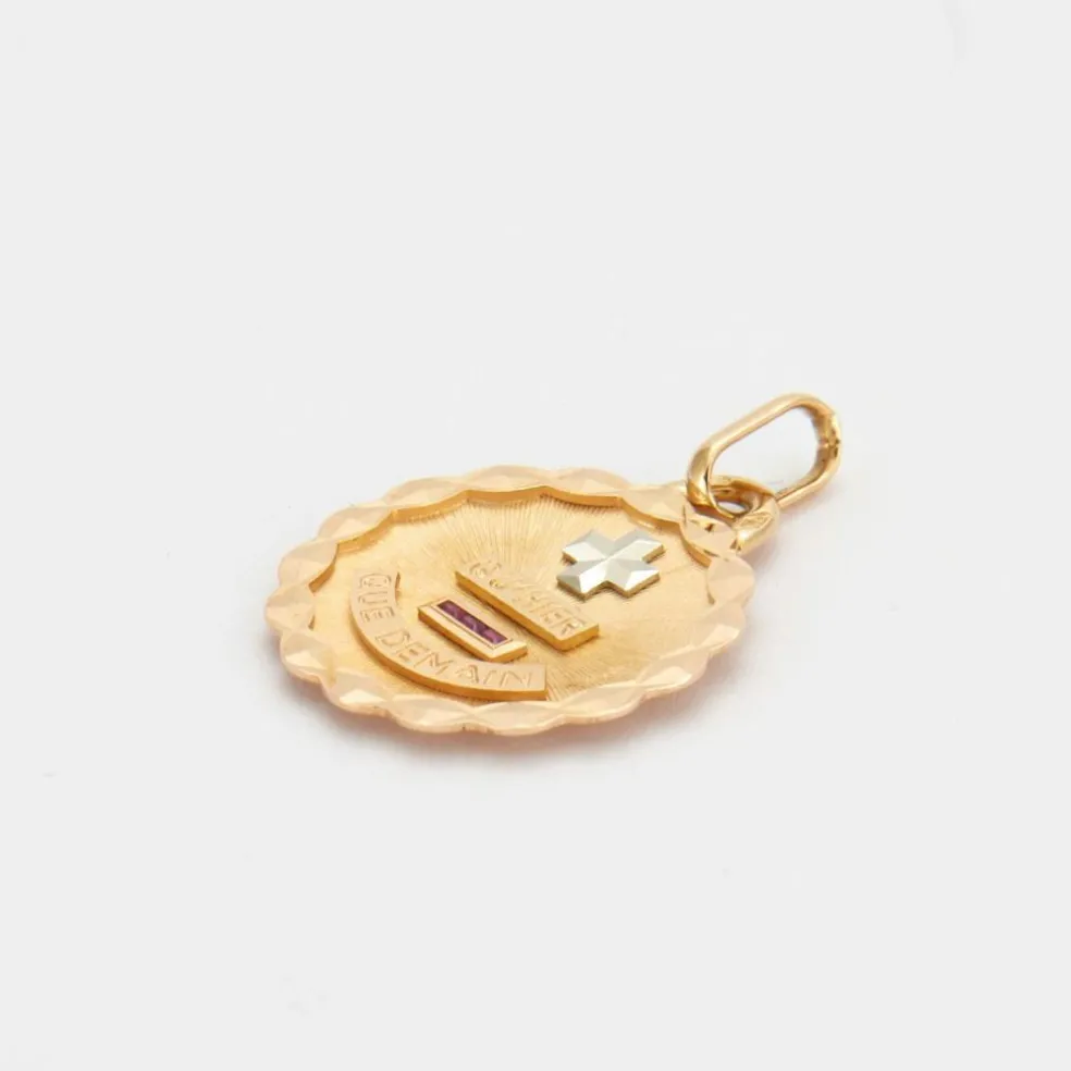 AUGIS - Médaille d'amour en Or jaune