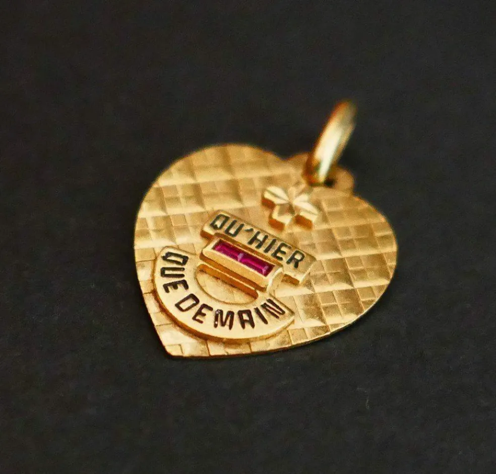 Augis - Médaille d'Amour en Or, Diamant Et Rubis