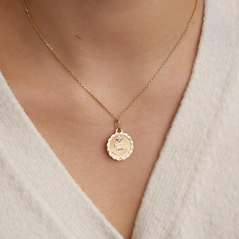 AUGIS - Médaille d'amour en Or jaune