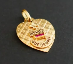 Augis - Médaille d'Amour en Or, Diamant Et Rubis